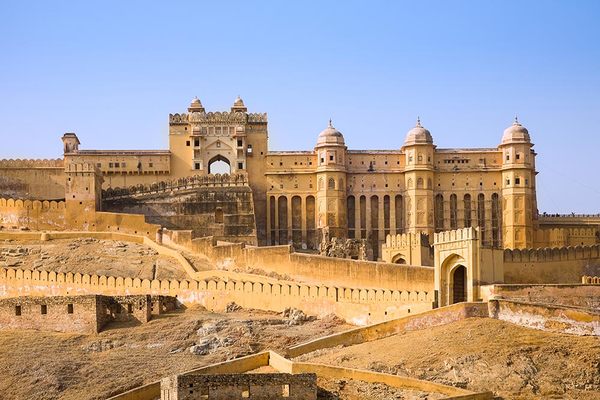 Amber fort Jaipur exterior view